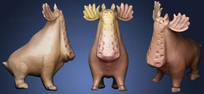 3D model Elk Igor (STL)